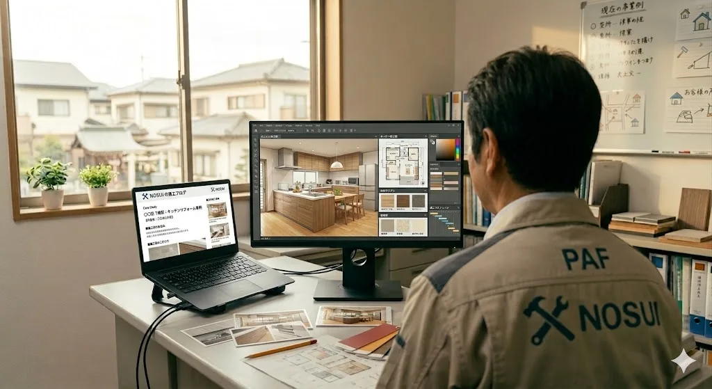 施工事例の掲載を目指してもらうことが問い合わせ増加へのSEO戦略-地域密着だからこそ「リフォームの事例」が営業ツールになる